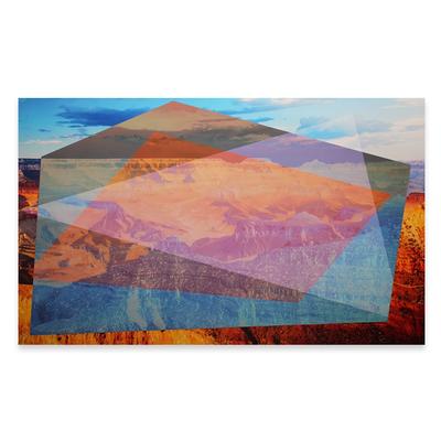 Geo Desert Canyon Canvas Print