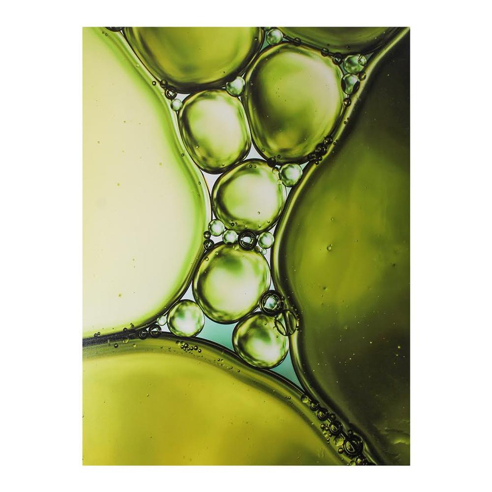  Green Water Abstract Canvas Print