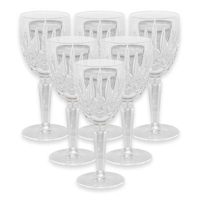 Set of 6 Waterford Kildare Claret Wine Glasses