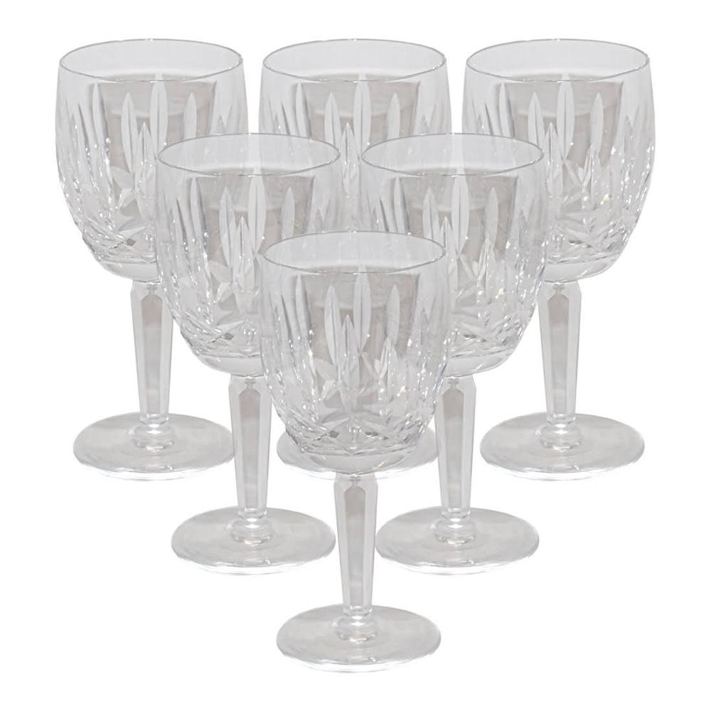  Set Of 6 Waterford Kildare Water Goblets