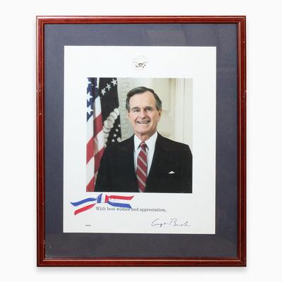 Signed George Bush Photo