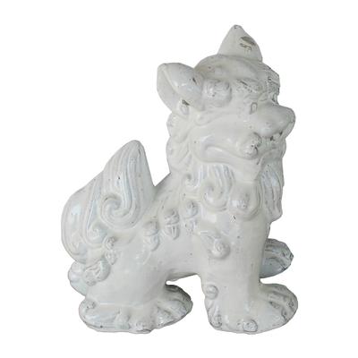 White Ceramic Foo Dog