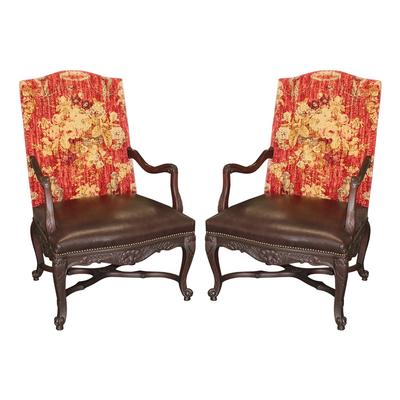 Pair of Old Hickory Bergere Chairs