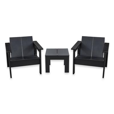3 Piece Design Within Reach Hennepin Lounge Chair Set