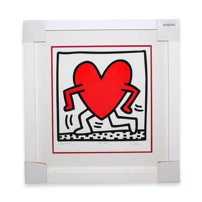 Keith Haring Untitled Walking Heart 