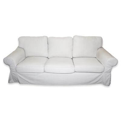 Ikea White Uppland Slipcover Sofa