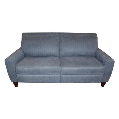 La-Z-Boy Blue Fabric Power Double Reclining Sofa