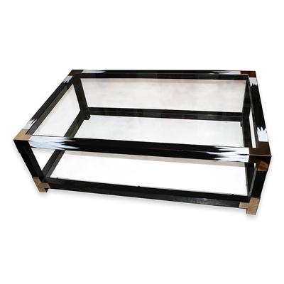 Lafty Glass Top Coffee Table