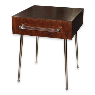 Lift Top End Table with Acrylic Handle
