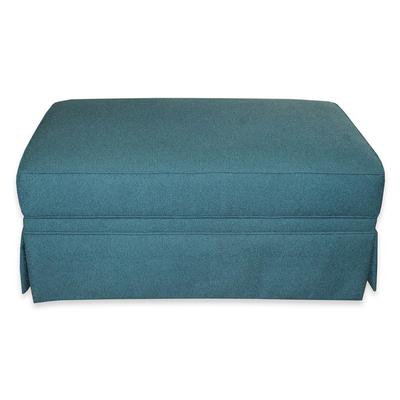 Ethan Allen Manor Pull Out Tray Storage Ottoman