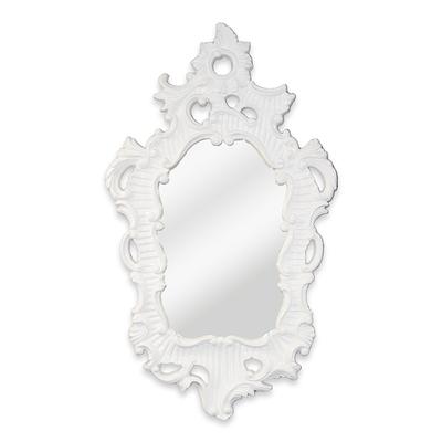 White Baroque Mirror 
