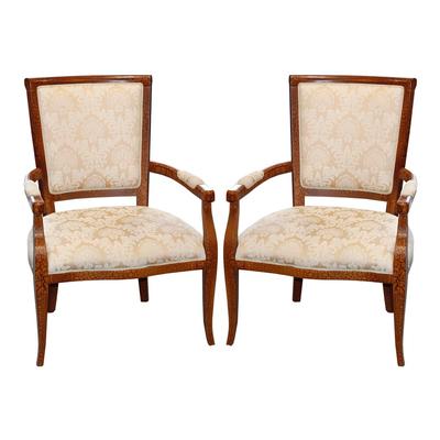 Pair of Najarian French Design Armchairs