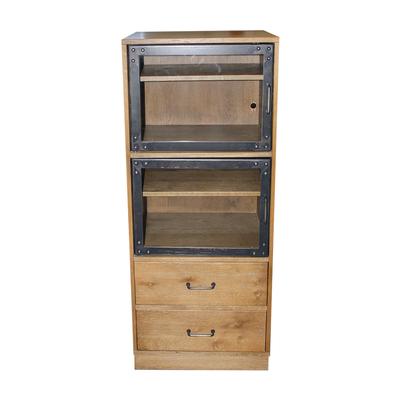 Arhaus Courtesy Brown Wood Modular File Cabinet