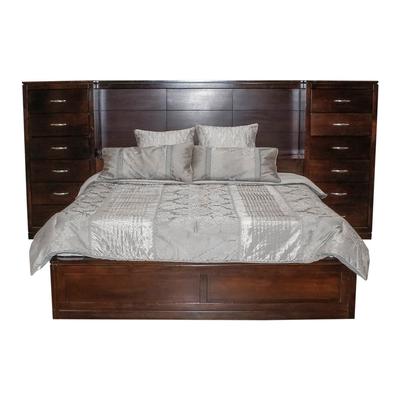 BK Home 4 Piece Perimeter Place King Wall Bed Frame