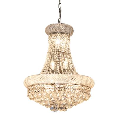 Primo Light Round Crystal Chandelier