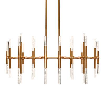 Turin LED Brass Contemporary Chandelier