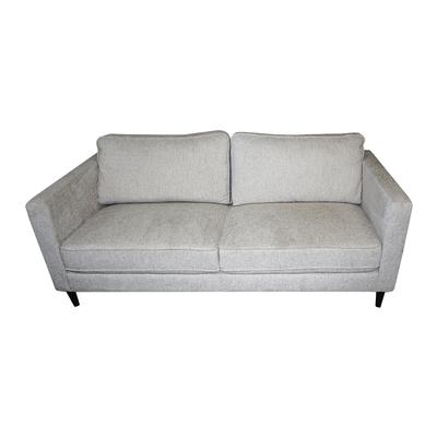 Cream Tweed Modern Sofa