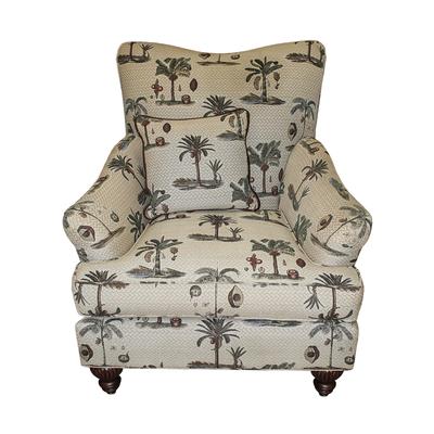 Thomasville Palm Tree Print Chair