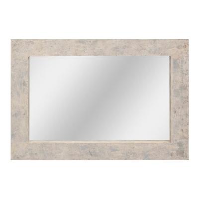  Grey Acid Wash Framed Mirror