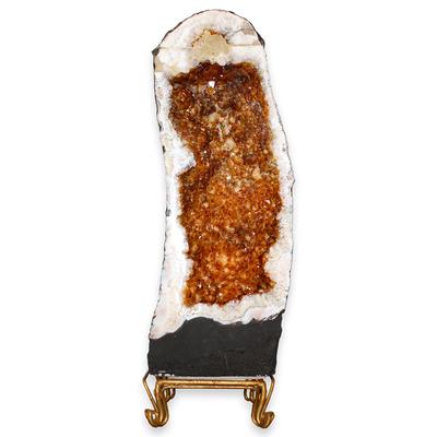 Citrine Geode with Stand 