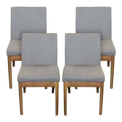 Set of 4 Noble House Kwame Chairs
