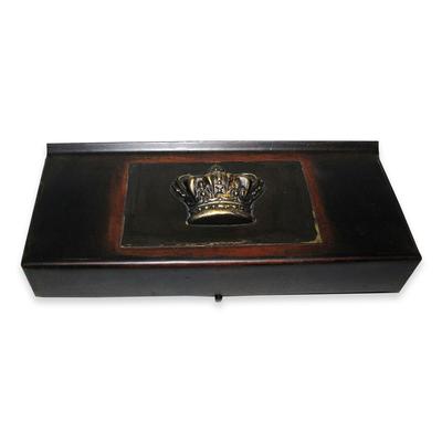 Jan Barboglio Crown Lidded Trinket Box 