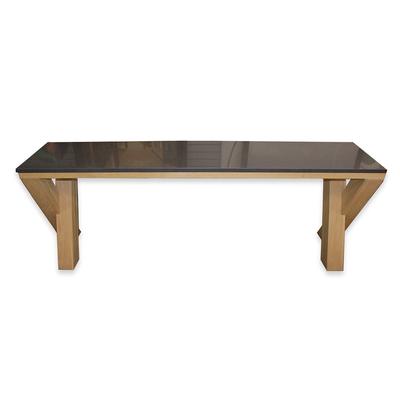 Custom Made Stone Top Console Table 