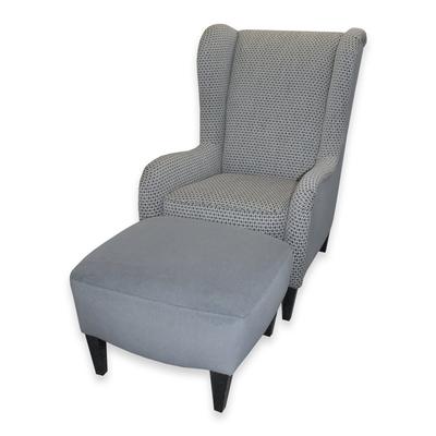 Precedent Upholstered Chair with Ottoman