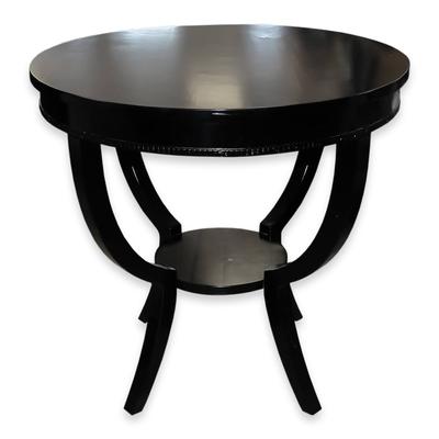 Black Noir Furniture Scheffield Side Table