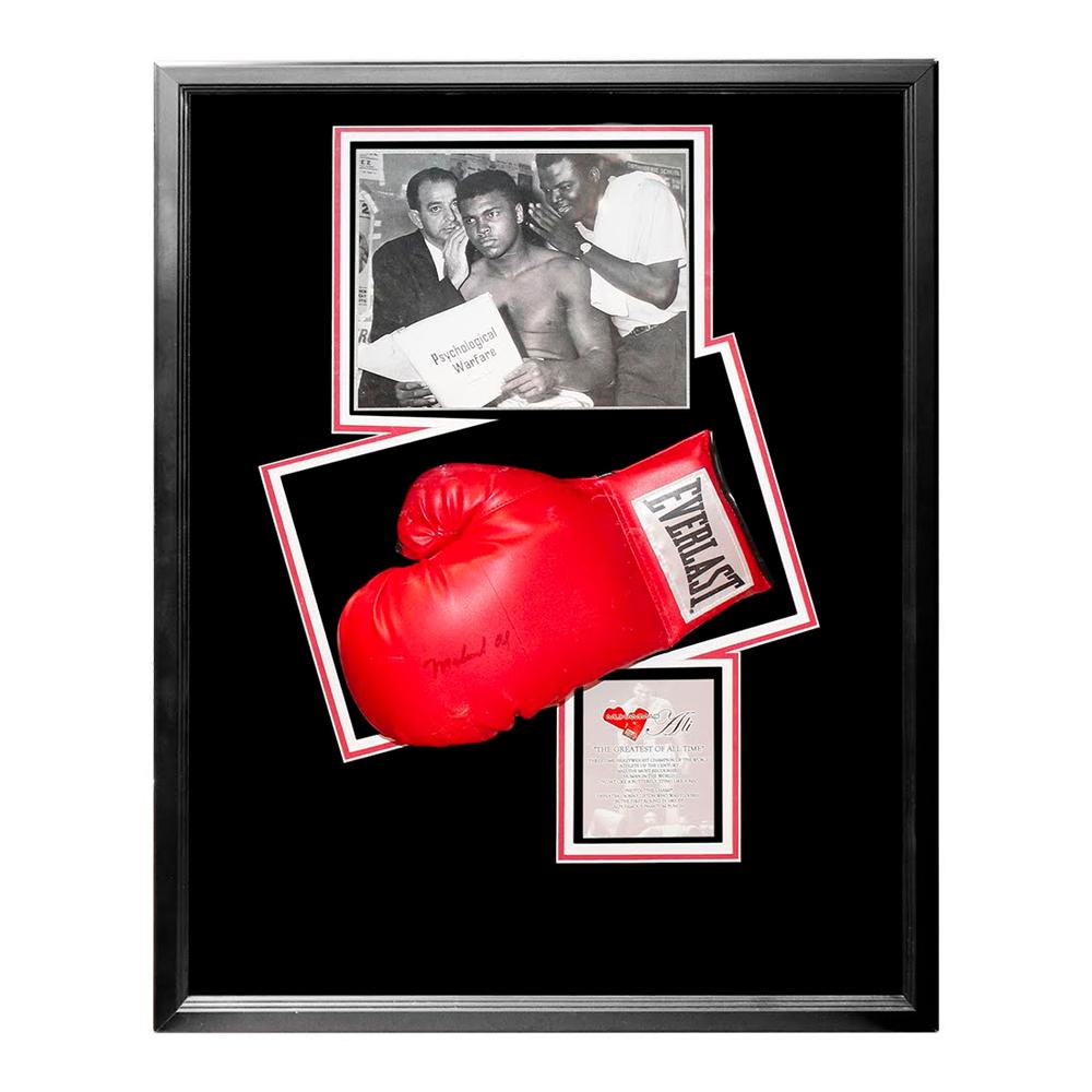  Signed Muhhamad Ali Boxing Glove Shadowbox