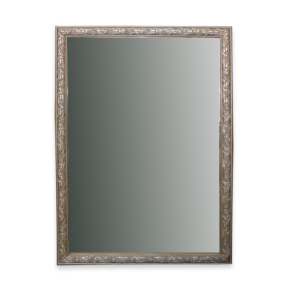  Beveled Mirror Silver Frame
