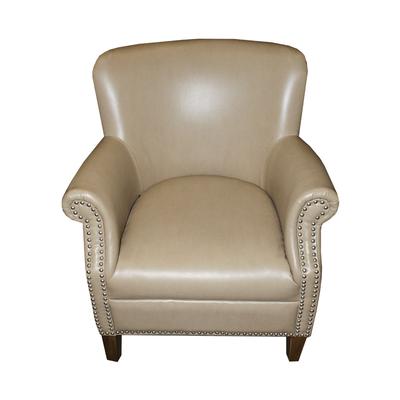 Bonded Leather Nailhead Chair