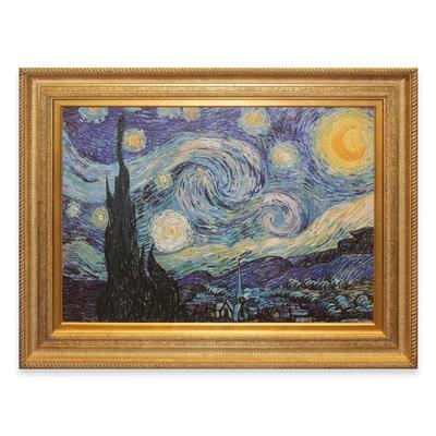Starry Night with Gold Frame