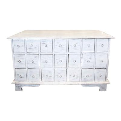 Double Sided Shabby Chic Apothecary Table