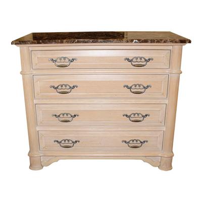 Thomasville 4 Drawer Marble Top Chest