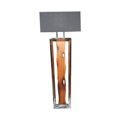 La Maison Wood and Metal Floor Lamp