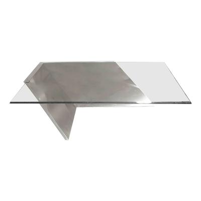  J.Wade Beam Modern Glass Top Cocktail Table