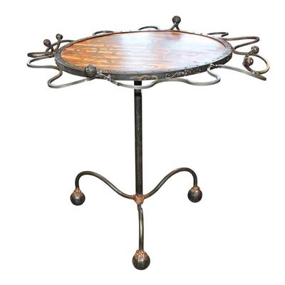 Artisan Freeform Copper Top Table