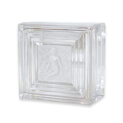 Lalique Square Box and Lid Duncan 