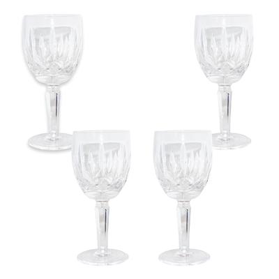 Set of 4 Waterford Crystal Kildare White Wine Glasses