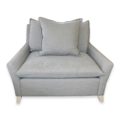 West Elm Grey Upholstered Chair