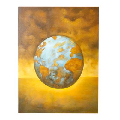 Globe Canvas Oil Painting
