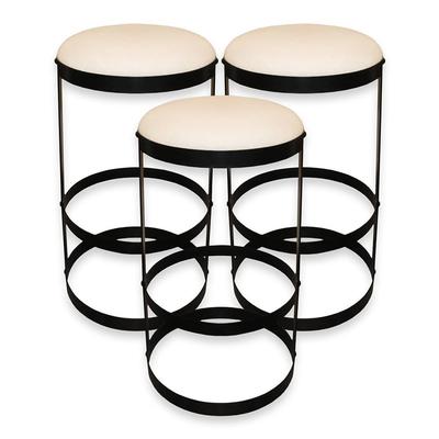 Set of 3 Noir Furniture Barstools