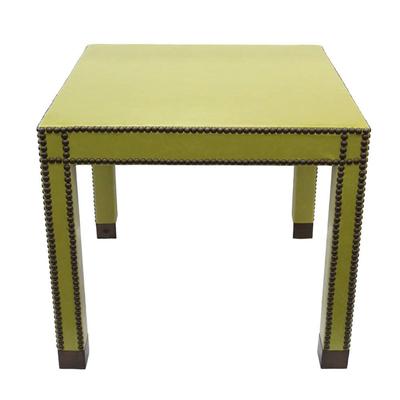 Square Chartreuse Side Table