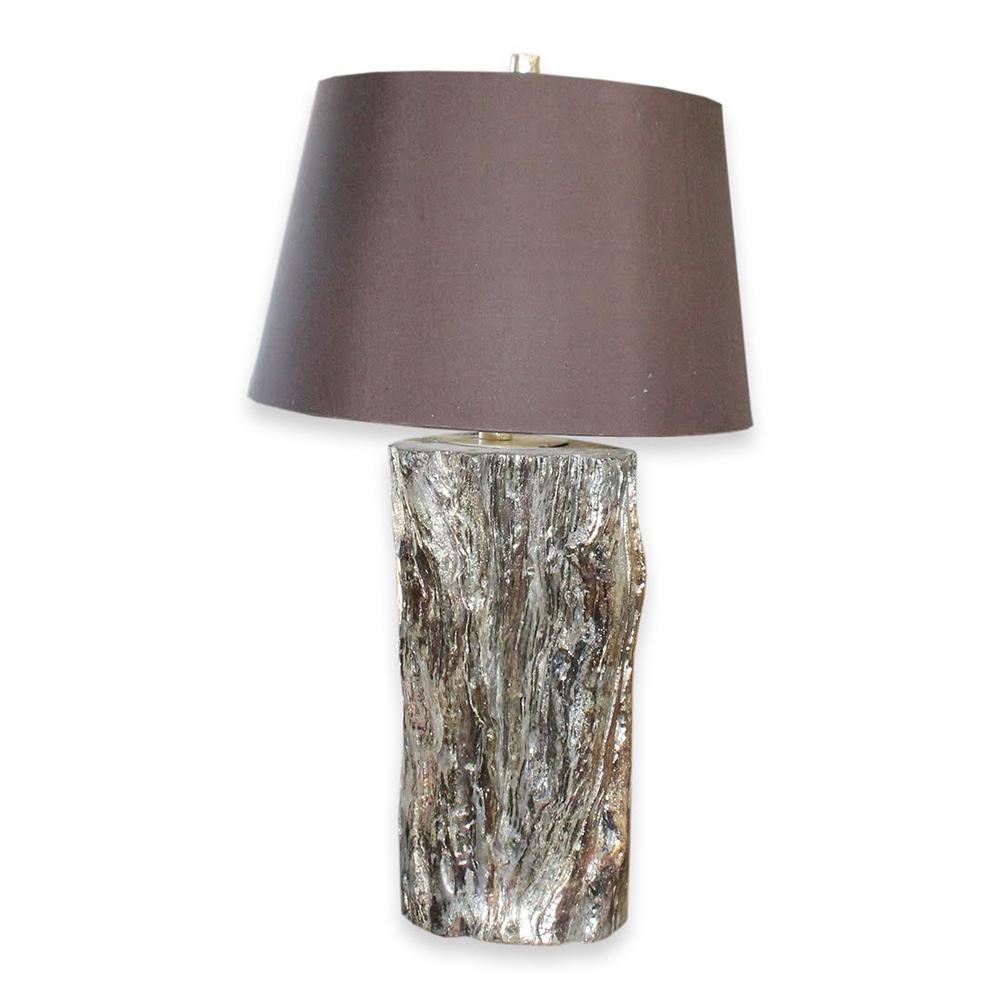  Tanner- Kenzie Silver Gilt Log Lamp