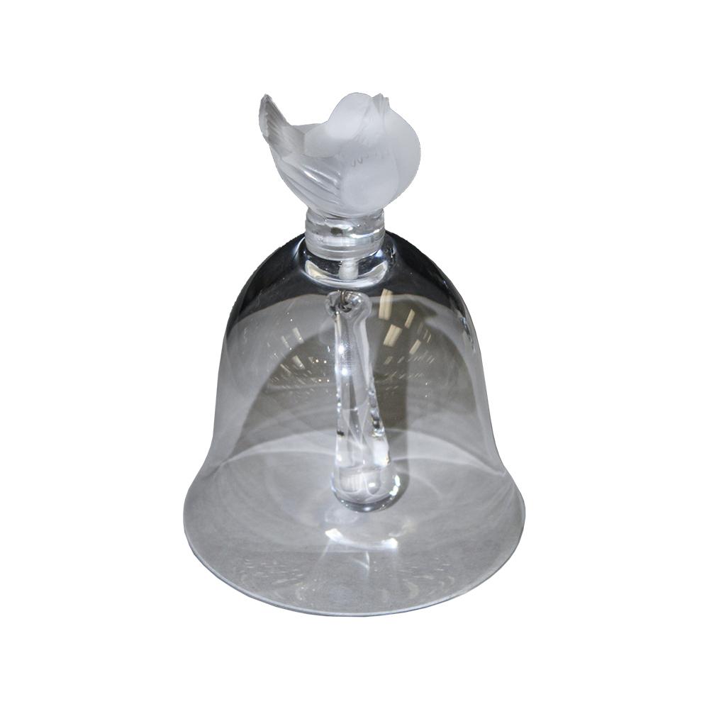  Lalique Frosted Bird Bell