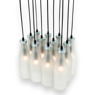 12-Light Droog Milk Bottle Pendant light