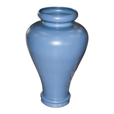 Blue Glazed Ceramic Jar