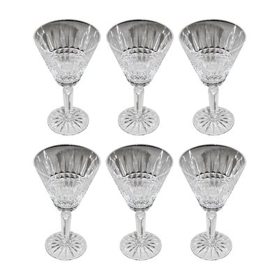6 Piece Waterford Glenmore Cut Crystal Glasses