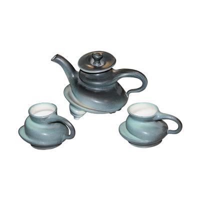 3 Piece Lynn Schaffer Teapot and Cups